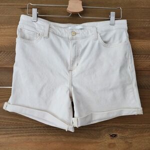 Joe's Jeans cream color jeans shorts cuffed womens size 30